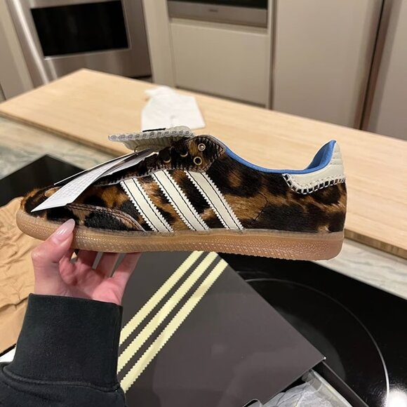 Adidas x Wales Bonner Samba Pony Leopard - Picture 1 of 6